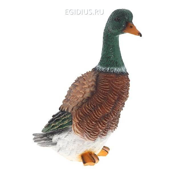 Фигура для сада и дачи Селезень L18W28H38 см 81-6187 фото 1 — Egidius.ru