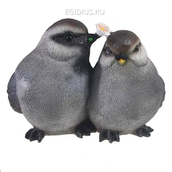 Садовая фигура ВоробьиL24W21H17 см 81-6494 фото 1 — Egidius.ru