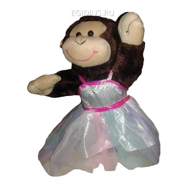 Поющая и танцующая игрушка: Обезьянка "Анфиса" (виновата ли я) 280-740 фото 1 — Egidius.ru
