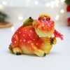 Фигура декоративная "Дракончик с цветочком" (красный) 7,5*6*6см 81-3214 фото 1 — Egidius.ru
