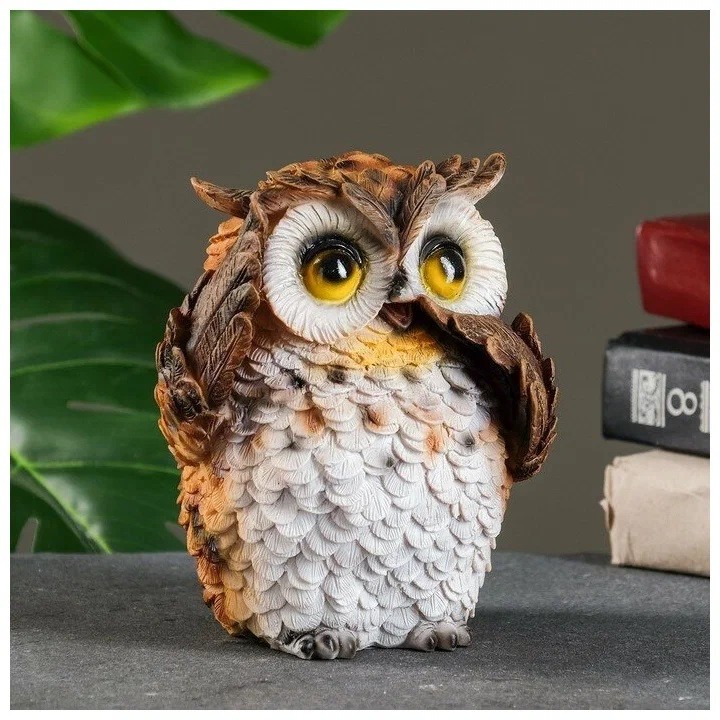 Копилка"Сова" В*Ш*Д 15*10*11 см, 81-8502 фото 1 — Egidius.ru