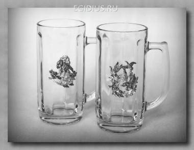 Набор пивных кружек 55109 &quot;На охоте&quot; 300мл.  72-0054 — Egidius.ru