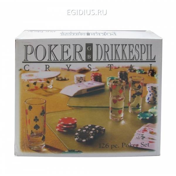 Настольная игра Покер (120 фишек) в комплекте со стаканами, L30,5 W26 H5 см 81-5423 фото 1 &mdash; Egidius.ru