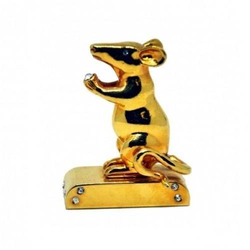 Фигурка декоративная Крыса 3*3*5,5см Crystocraft зол 3-2-039 фото 1 — Egidius.ru