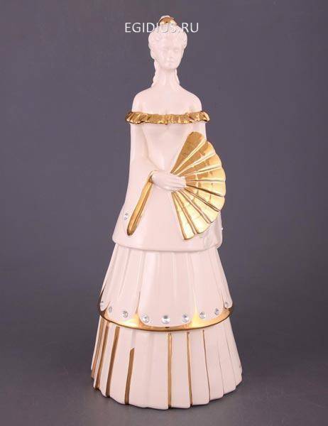 Статуэтка "дама с веером" высота=40 см 320-333 фото 1 &mdash; Egidius.ru