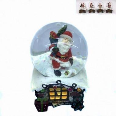 Санта в шаре d=45мм 5*5*7см 3-1-224 — Egidius.ru