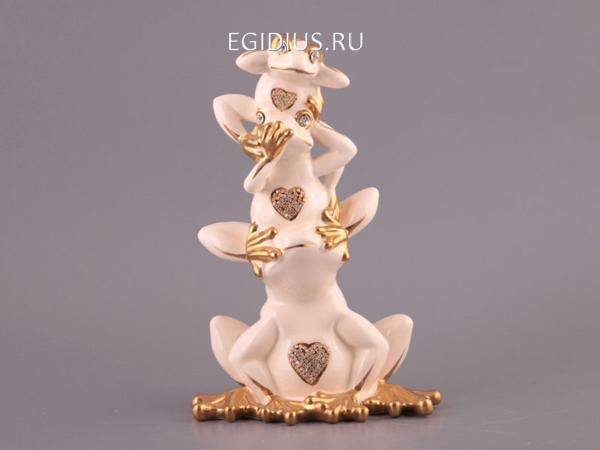 Фигурка "ничего не вижу,ничего не слышу,ничего не скажу" высота=25 см. 320-871 фото 1 &mdash; Egidius.ru