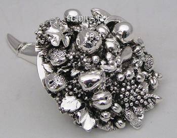 Статуэтка "Рог изобилия с ягодами и фруктами" 400-021 фото 1 &mdash; Egidius.ru