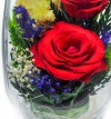 Цветы в стекле: Композиция из красных роз (арт. RmiR5c1) в подарочной упаковке 200-055 фото 2 — Egidius.ru