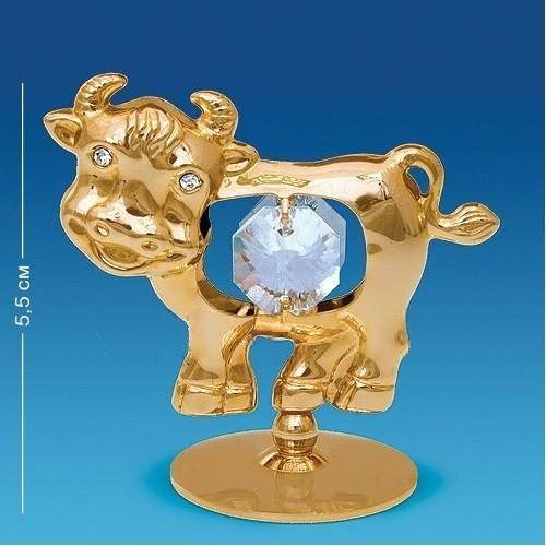 Бык символ года. Фигурка Swarovski "Бык" на подставке AR- 64 3-2-057 фото 1 &mdash; Egidius.ru