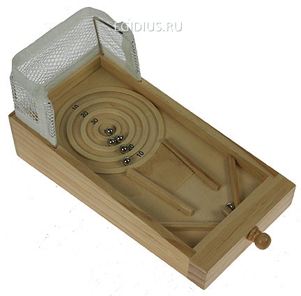 Игра настольная "Пинбол" 28*13*6см  116-419 фото 1 &mdash; Egidius.ru