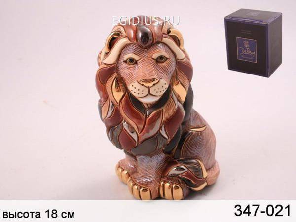 Статуэтка декоративная "лев" высота=17 см 320-787 фото 1 &mdash; Egidius.ru