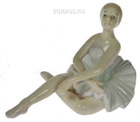 Статуэтка Балерина, фарфор 13см  113-077 фото 1 — Egidius.ru