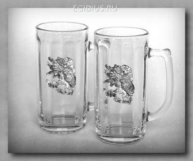 Набор пивных кружек 55109 &quot;На кабана&quot; 300мл.  72-0055 — Egidius.ru