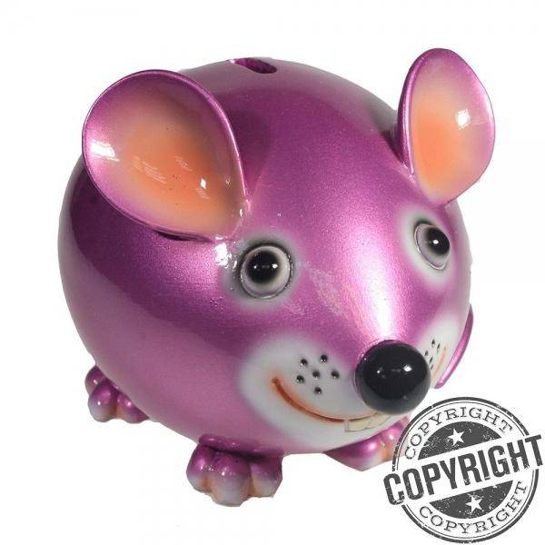 Копилка Мышка Бося (розовый) L18,5 W12 H12 см 82-1061 фото 1 &mdash; Egidius.ru