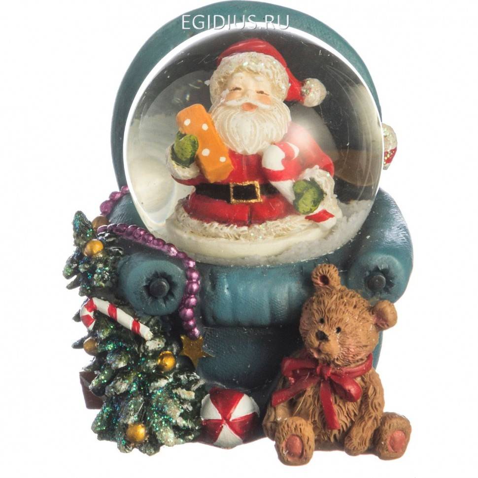 Фигурка "новогодний шар" диаметр=3.5 см.5*6*5 см. 323-022 фото 1 &mdash; Egidius.ru