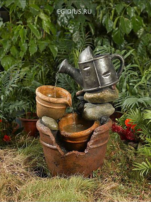 Дачный Фонтан декоративный "Лейка" 31-0603 фото 1 — Egidius.ru