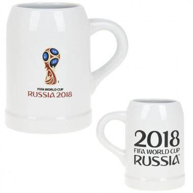 Кружка керамическая (для пива) &quot;Чемпионат Мира FIFA 2018&quot; v=500мл.  406-254 — Egidius.ru