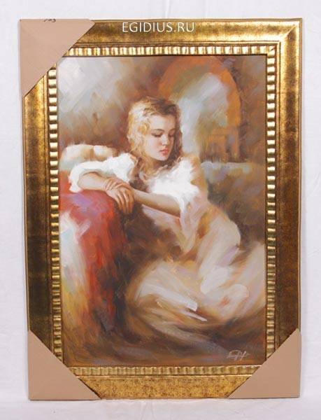 Картина "В раздумье" 319-230 фото 1 &mdash; Egidius.ru