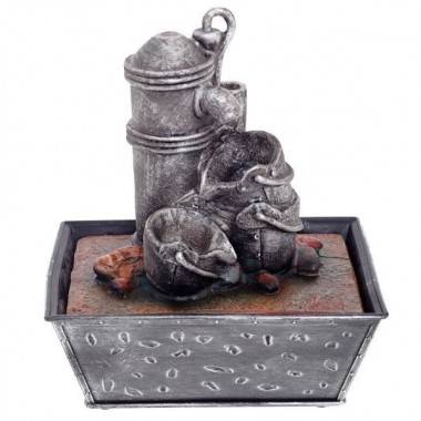 Фонтан со светодиодной подсветкой, L19 W13,7 H22 см 81-2365 — Egidius.ru