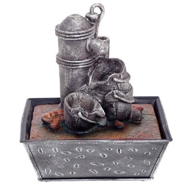 Фонтан со светодиодной подсветкой, L19 W13,7 H22 см 81-2365 фото 1 — Egidius.ru