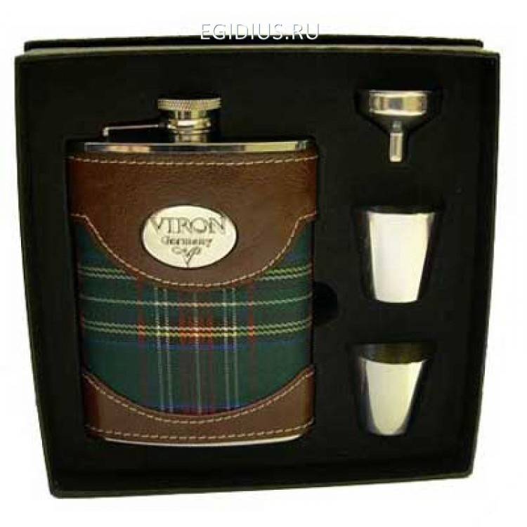 Подарочный набор "VIRON"с фляжкой, 18*18*5 см. 114-535 фото 1 — Egidius.ru