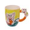 Кружка "Свинка", 12x7,5x9,5см, 2в (в инд.упаковке) 82-0317 фото 2 — Egidius.ru