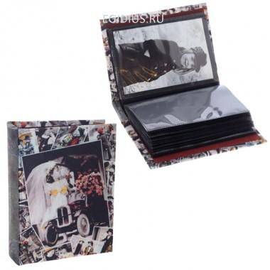 Фотоальбом (10х15 см,80 фото, 40 листов, 2 фото на листе), 18х14х5 см, 81-0178 — Egidius.ru