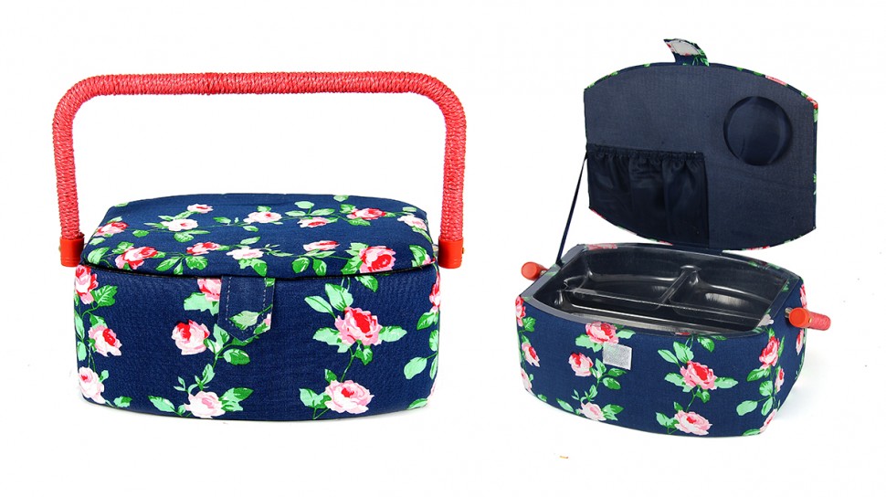 Шкатулка для рукоделия Сундучок 23*18*11см  110-085 фото 1 — Egidius.ru