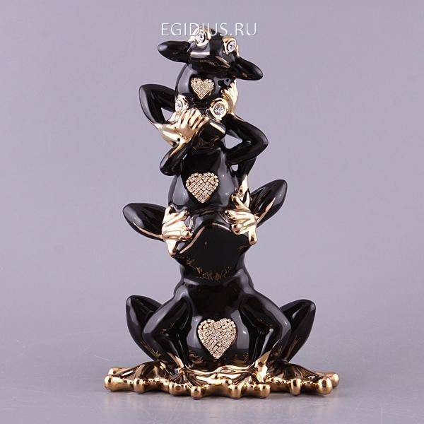 Фигурка "ничего не вижу,ничего не слышу,ничего не скажу" высота=26 см. 320-872 фото 1 &mdash; Egidius.ru