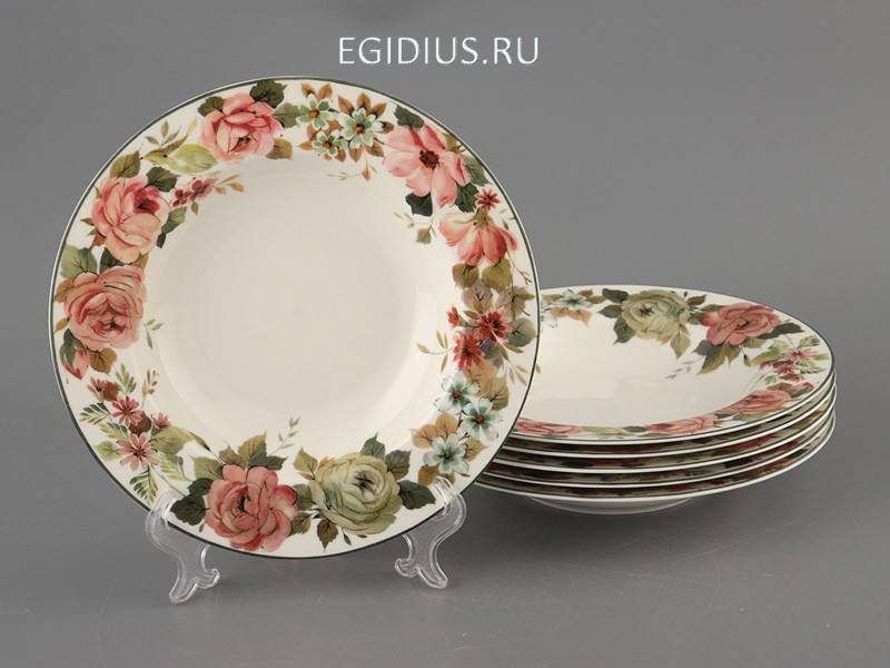 Набор глубоких тарелок "старая англия" 300-410 фото 1 — Egidius.ru