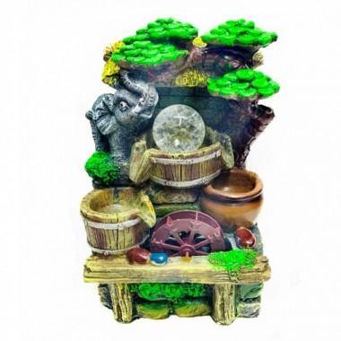 Фонтан декоративный Слон 18*15*23см 3-1-023 — Egidius.ru