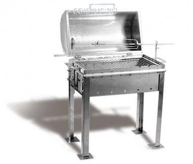 Мангал с коптильней «Ларец» с поддоном 600*350*200 2 мм 680-315 — Egidius.ru