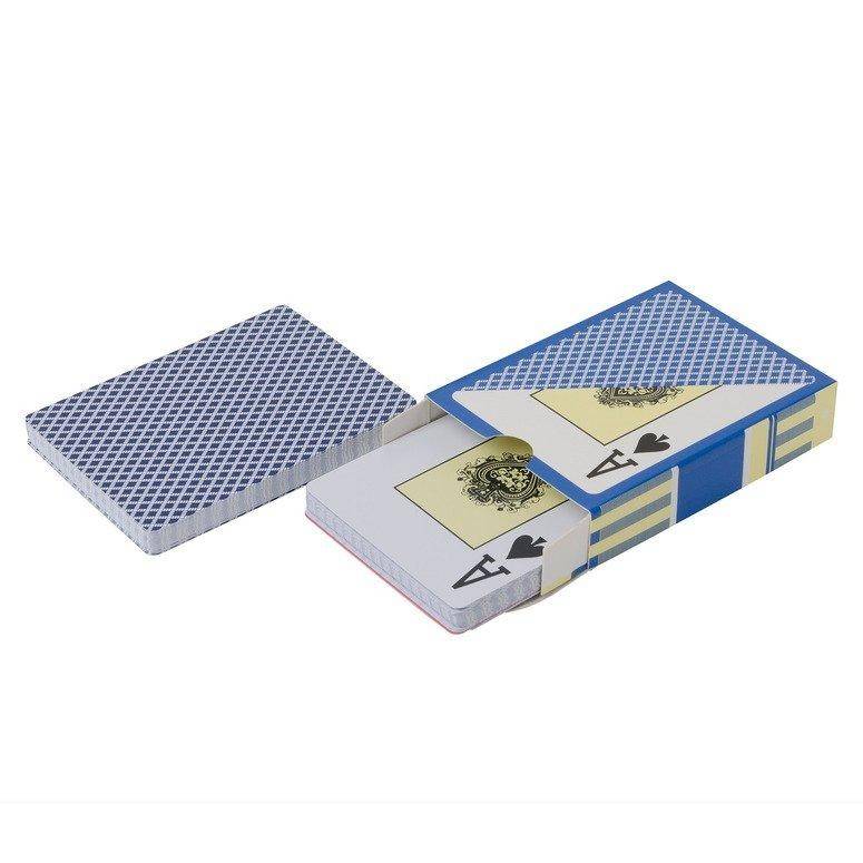 Карты "Texas Holdem" 100% пластик, синяя рубашка 4-6-009 фото 1 — Egidius.ru