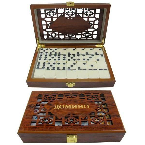 Настольная игра Домино, 20х12х4 см 81-5420 фото 1 — Egidius.ru