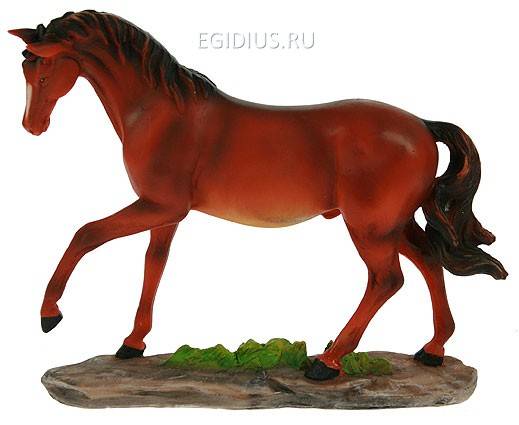Фигурка декоративная Лошадь 24*8*20см 150-018 фото 1 — Egidius.ru