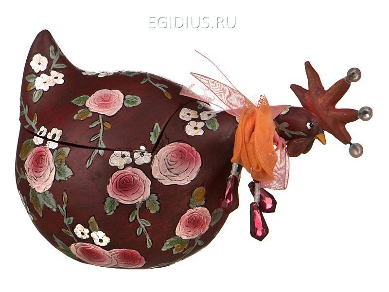 Шкатулка "петух" 9*15.5*8 см  330-738 фото 1 — Egidius.ru