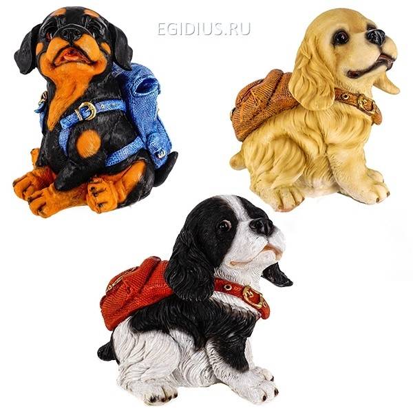 Копилка Собака, H14.5 см, 4в 81-3984 фото 1 — Egidius.ru