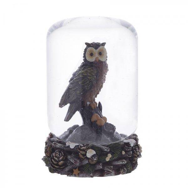 Фигурка декоративная в стеклянном шаре, 8х8х10,5см. 80мм 81-1218 фото 1 — Egidius.ru