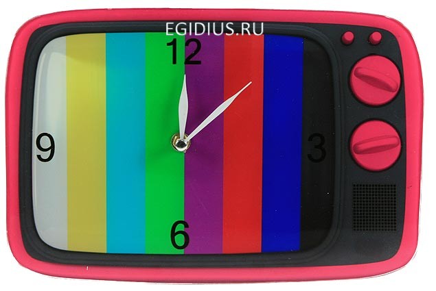 Часы "Телевизор" 30*20см  103-252 фото 1 — Egidius.ru