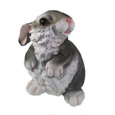 Фигура для дачи &quot;Заяц-толстун&quot;L23W26H30см 81-6705 — Egidius.ru