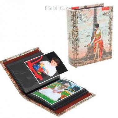 Фотоальбом на 80 фотографий (10х15 см) (искусственная кожа),L 17,5 W 14 H 5 см 81-0112 — Egidius.ru