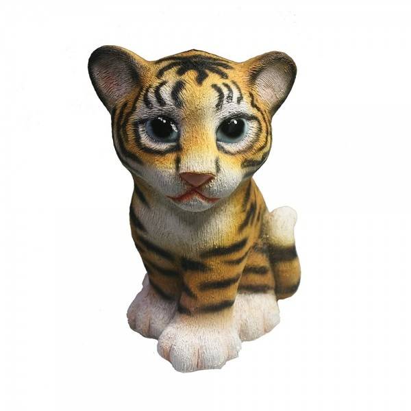 Фигура декоративная "Тигренок сидит" L8.5W8H10.5 81-3074 фото 1 — Egidius.ru