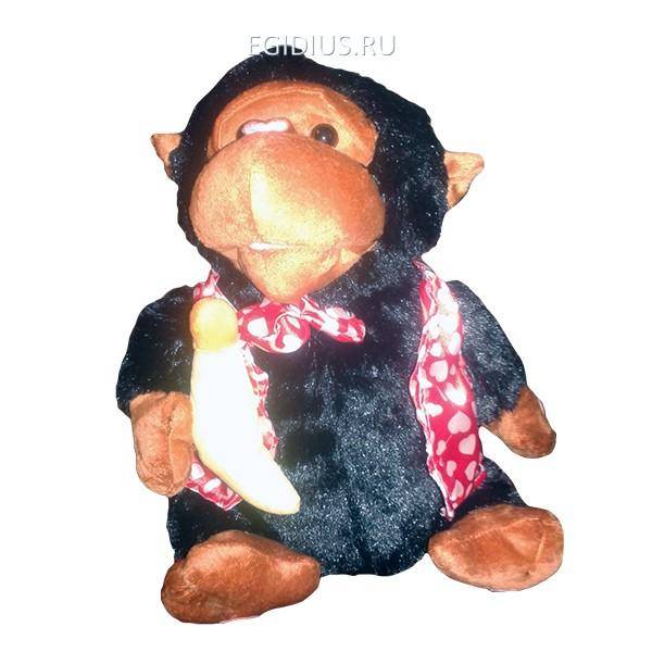 Поющая и танцующая игрушка: Обезьяна с бананом (поет 6 песен) 280-742 фото 1 — Egidius.ru