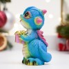 Фигура декоративная "Дракончик с подарком" (синий)  7,5*5*5,5см 81-3219 фото 3 &mdash; Egidius.ru