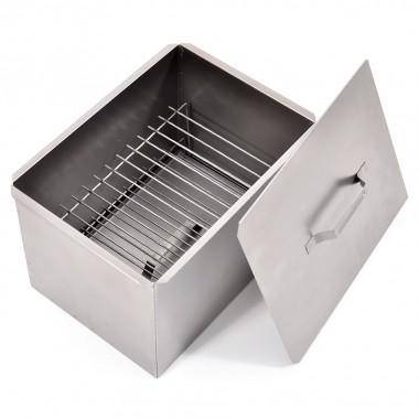 Домашняя коптильня горячего копчения недорого (380х280х270). Сталь: 0,8 мм 42-0001 — Egidius.ru