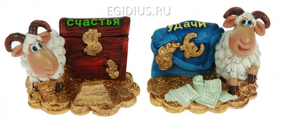 Подставка под мобильный телефон Баран 10*7*7см 150-069 фото 1 &mdash; Egidius.ru