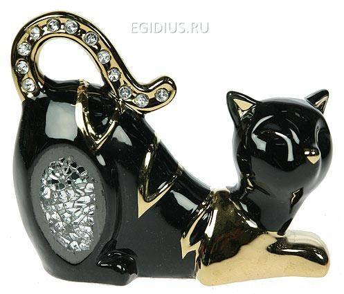 Статуэтка "Кошка", фарфор 15*6*12см  113-050 фото 1 &mdash; Egidius.ru
