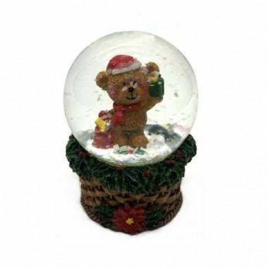Медвежонок в шаре, 4вида, d=45мм 5*5*7см 3-1-229 — Egidius.ru