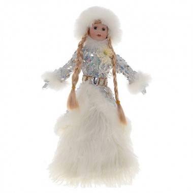 Снегурочка с ёмкостью для конфет, H45 см 84-0179 — Egidius.ru